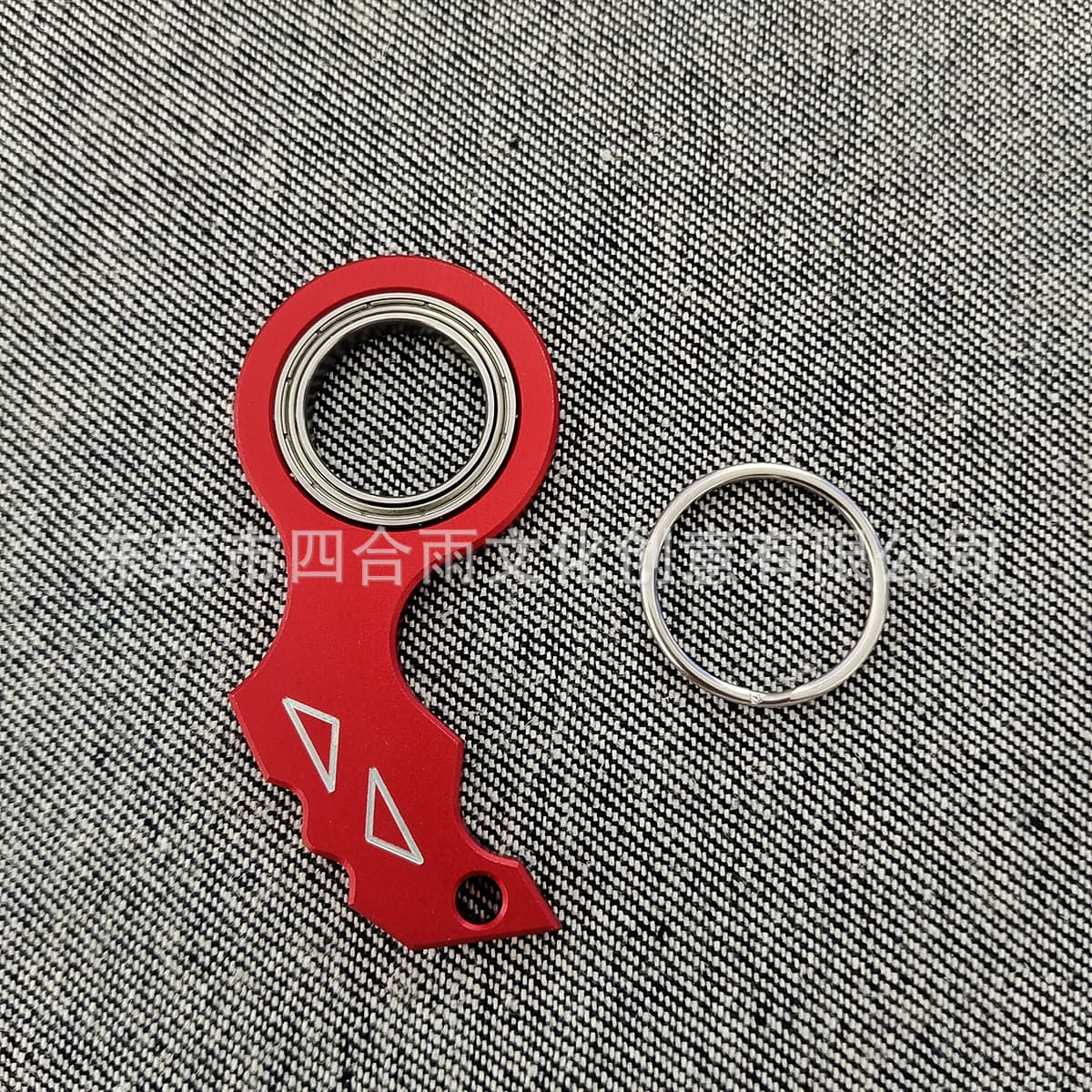 In Stock Amazon Karambit Spinner Aluminum Alloy Rotating Keychain Anti-Anxiety EDC Keychain