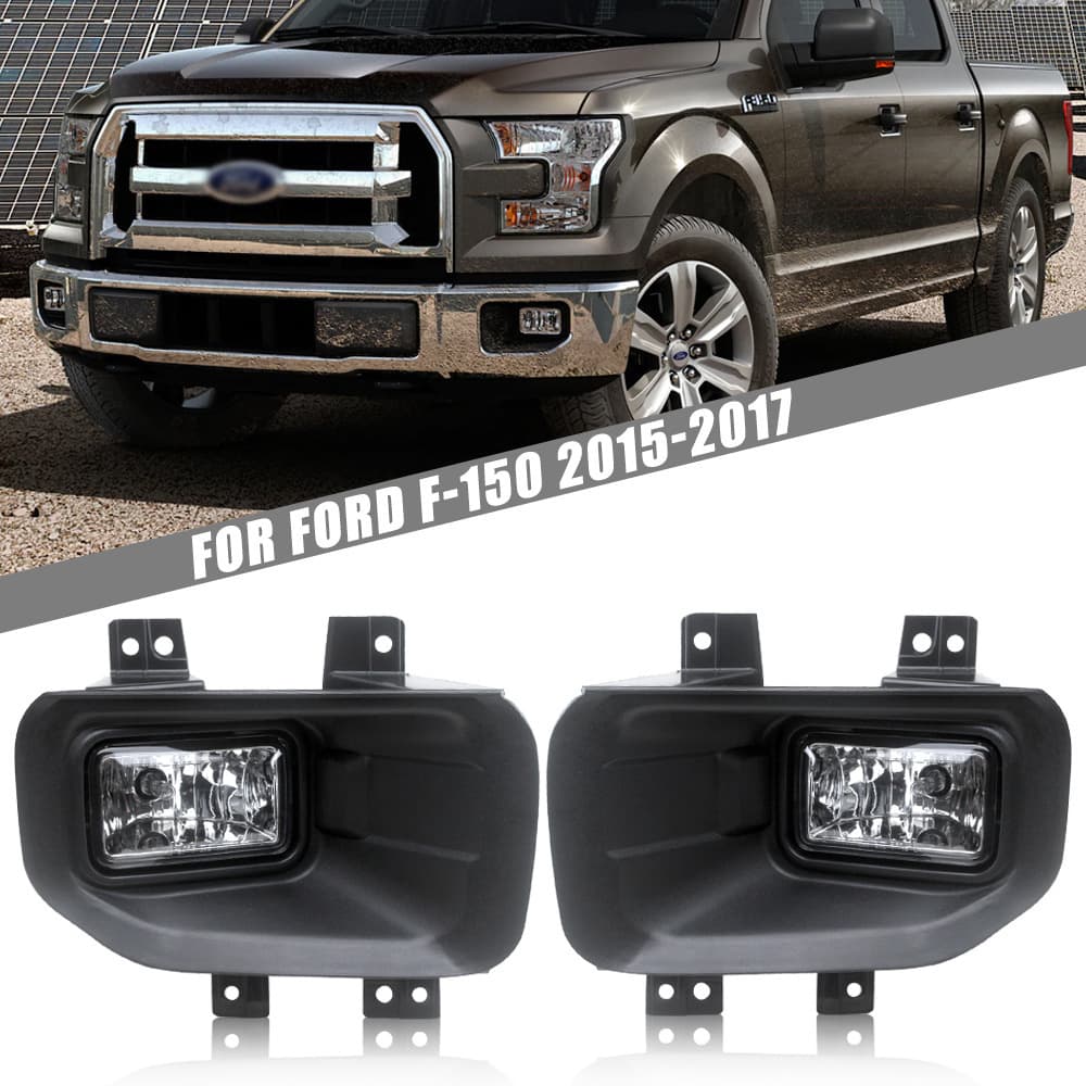 Compatible with Ford 2015/2016/2017 F-150 Raptor Front Fog Light Assembly Halogen Daytime Running Light Front Bumper Light