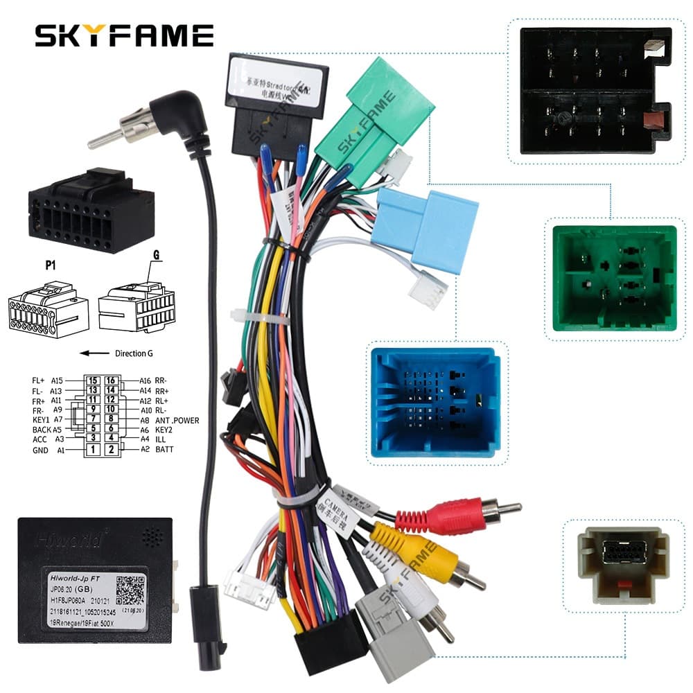 Compatible with 19+Renegade /22+Compass/Commander Jeep Renegade Compass Wire Harness