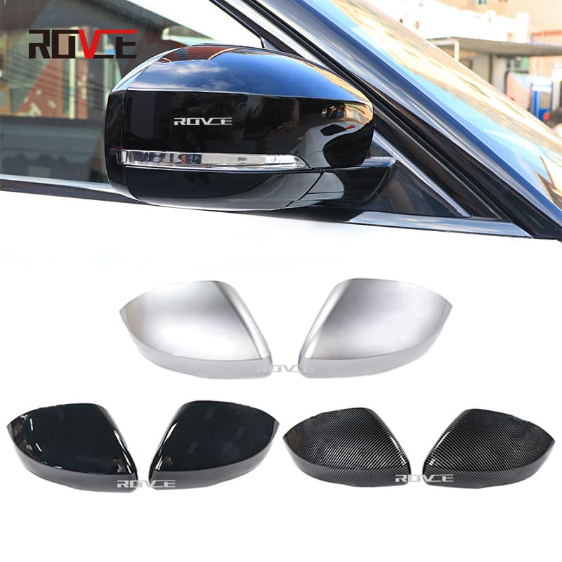 Suitable for 2014-2022 Land Rover Range Rover Sport Executive Discovery 5 rearview mirror shell gloss black carbon fiber pattern