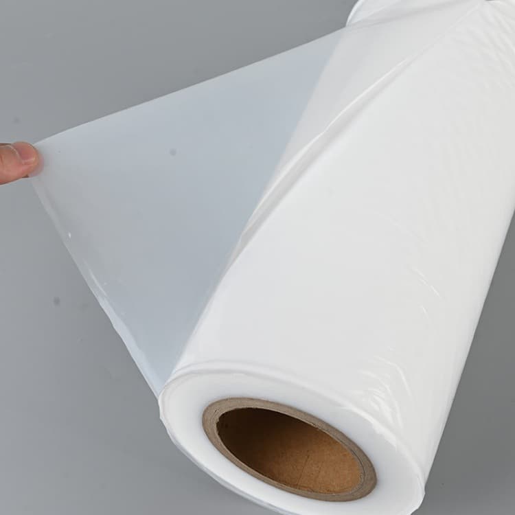 Milky White High-Adhesive No-Ooze Protective Film, High-Adhesive Non-Residue White Film, White PE Printed Protective Film