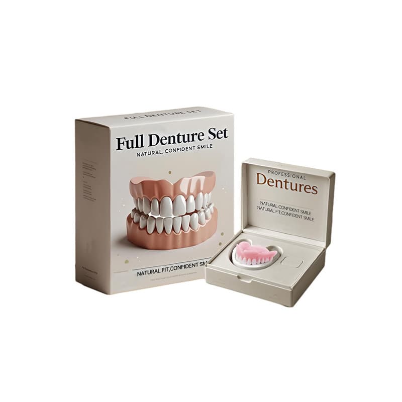 Advanced Customized Full Denture Set Improves the Appearance of Your Smile