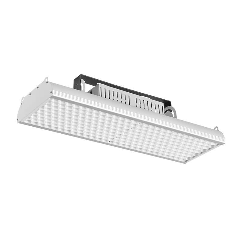 100W Badminton Hall Light Anti-glare LED Basketball Court Light, Long Pendant Light, Industrial Workshop Lighting