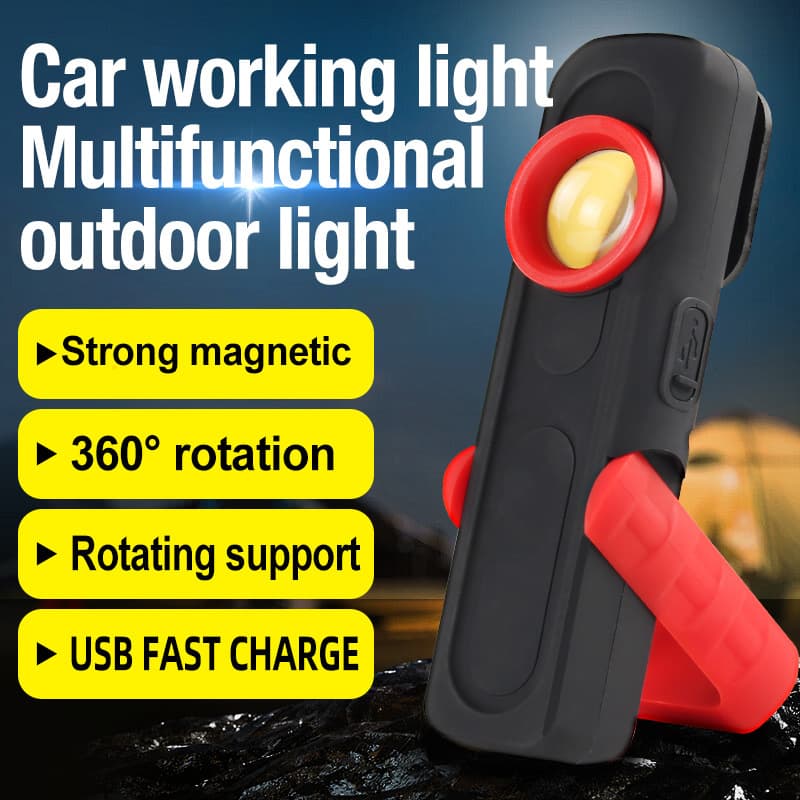Cross-border Best-selling Car Polishing Work Light for Repair and Beauty, Vehicle Magnetic Charging LED Light for Mark Removal