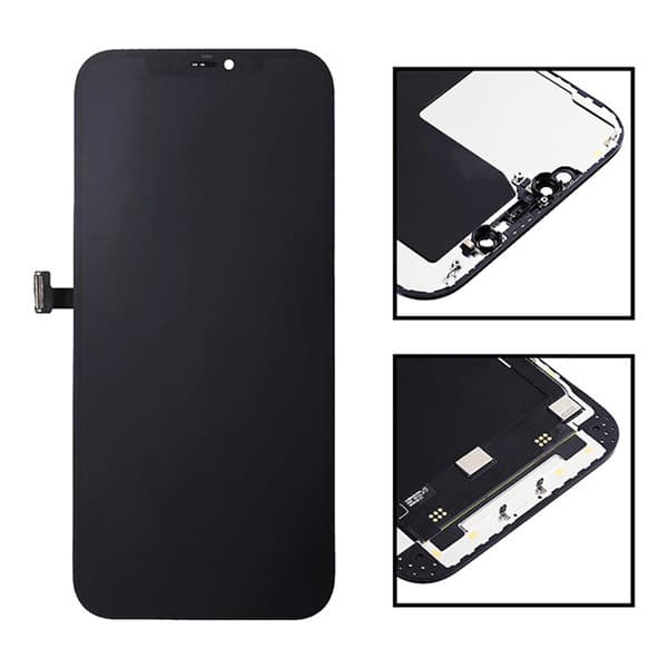 1Pcs Black Glass for iPhone 12 Mini Screen Assembly Incell LCD Screen