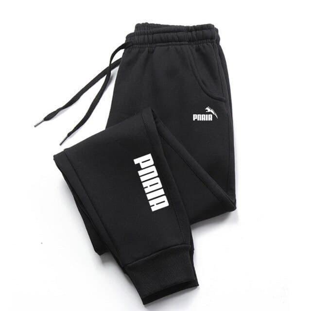 Men's Sweatpants New Fall/Winter Casual Joggers with Fleece Lining, Unisex Street Style Long Pants