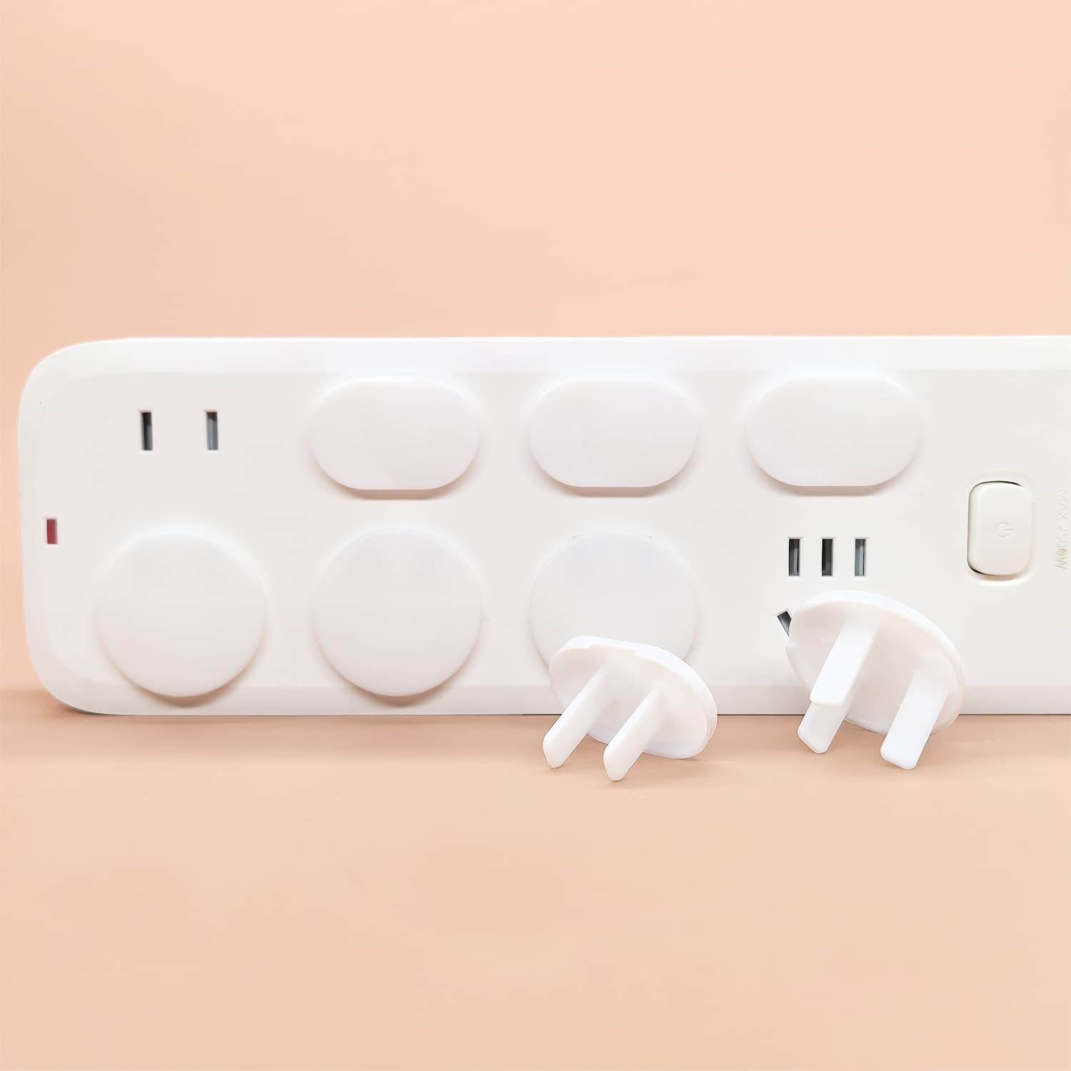 Domestic Infant Protection Cover Baby Anti-Shock Guard for Two-Phase Three-Hole Child Safety Power Socket Cover