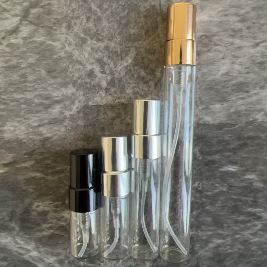 Factory Direct Sales 2ml 3ml 5ml 10ml Mini Perfume Bottle Portable Sample Glass Spray Bottle