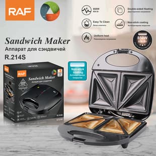 US 110V / EU Standard Sandwich Maker Waffle Maker Home Light Meal Breakfast Machine Electric Griddle Toast Bread Baking Machine