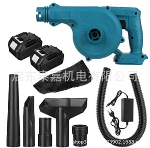 Cordless Blower, Lithium-Ion Industrial High-Power Blower, Small Car Vacuum Dust Blower, Snow Blower, Dust Remover