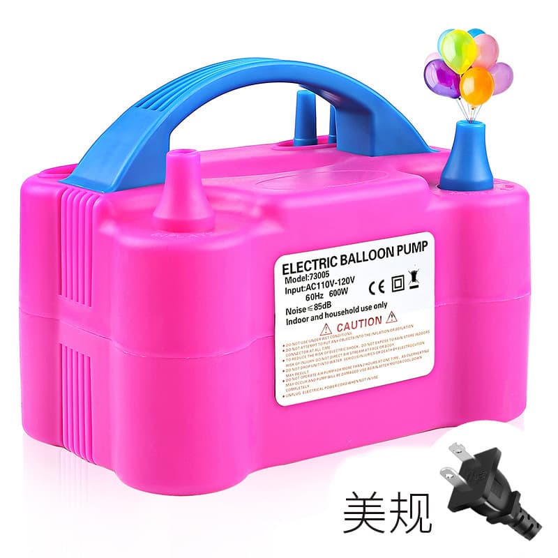 Cross-Border Electric Balloon Pump Balloon Inflator Machine Amazon Air Pump for Wedding Room Air Mattress