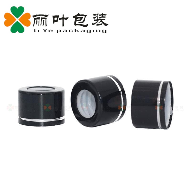 Factory direct supply 18 teeth perforated black cut coil suitable for essential oil bottles glue tip dropper bottle blending bottle
