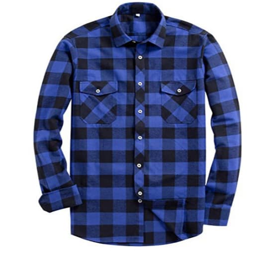 Source manufacturer cross-border specializes in men's flannel brushed warm shirts European and American style casual shirts