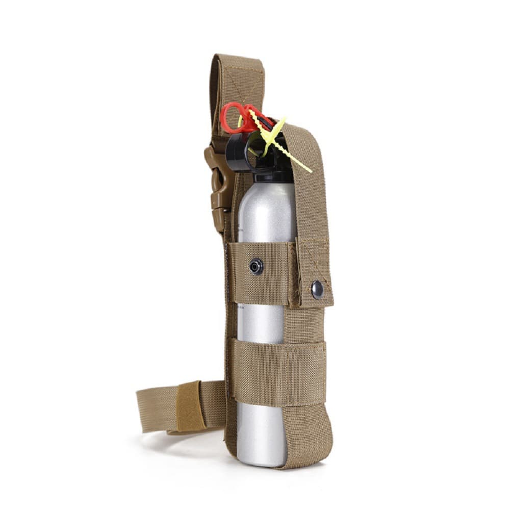 Cross-border tactical handheld fire extinguisher leg-mounted portable storage bag for outdoor use with multiple water bottles