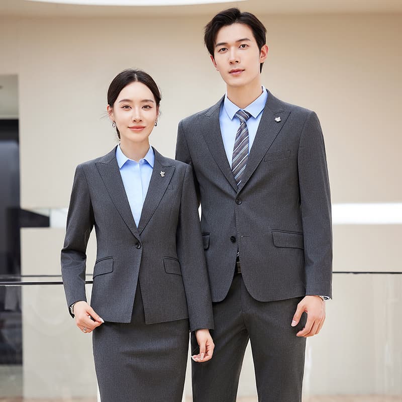 LYH616 Suit Set Men's and Women's Formal Wear for Civil Service Interviews Autumn Winter Professional Workwear