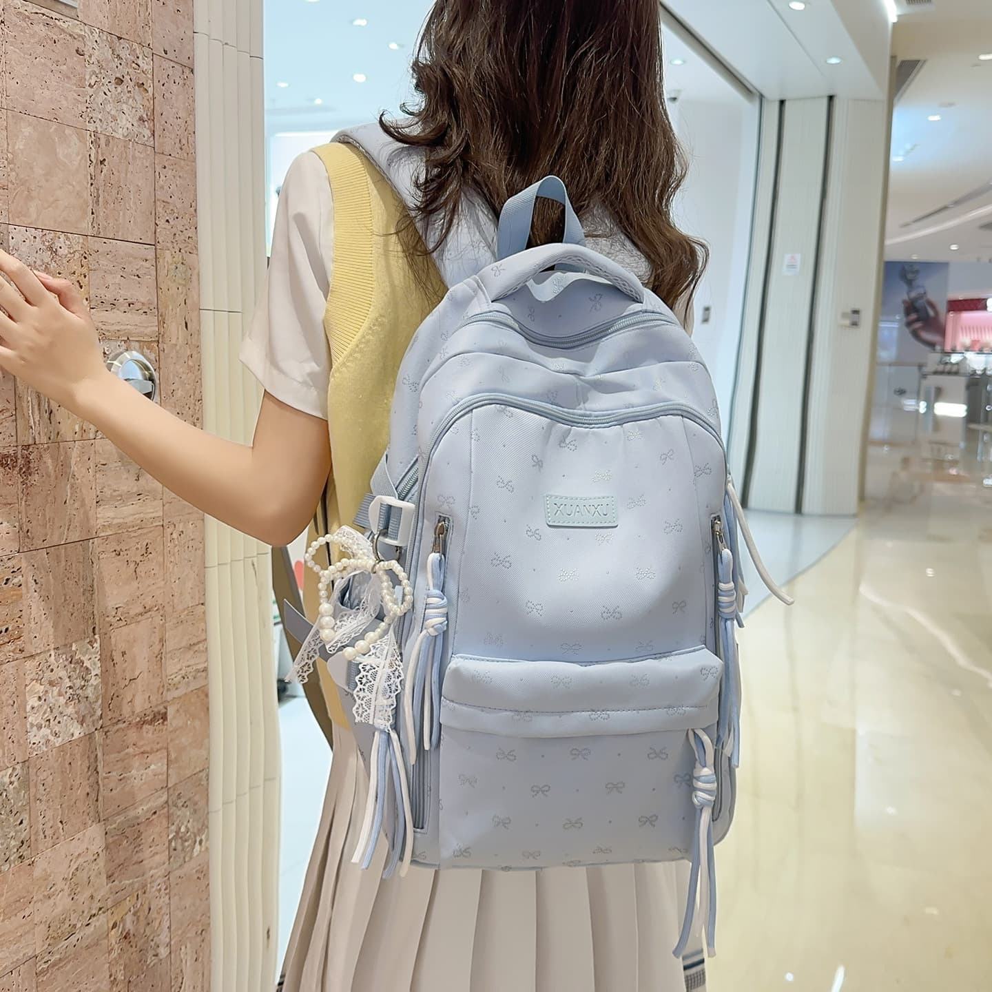 New school bag for girls primary school students 2026 junior high school students high school students large capacity backpack high appearance ins backpack
