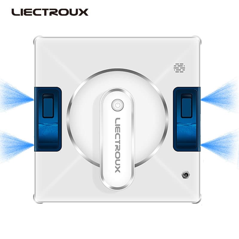 LIECTROUX YW509 window cleaning robot intelligent fully automatic window cleaning device with two-way water spray