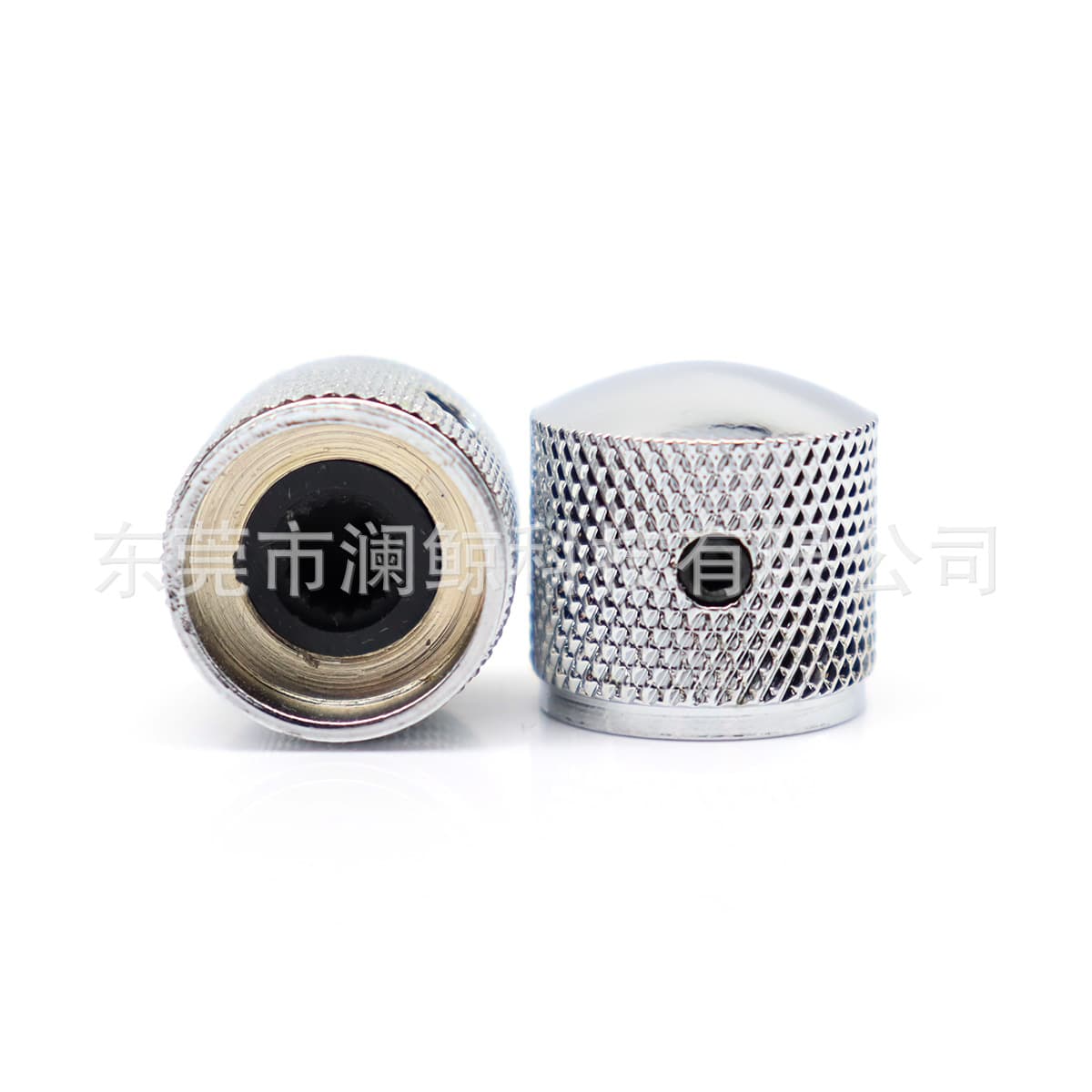 Metal Knurled Shaft Electric Guitar Volume Knob with Hole, Bass Volume Tone Potentiometer Knob Cap Guitar Accessory