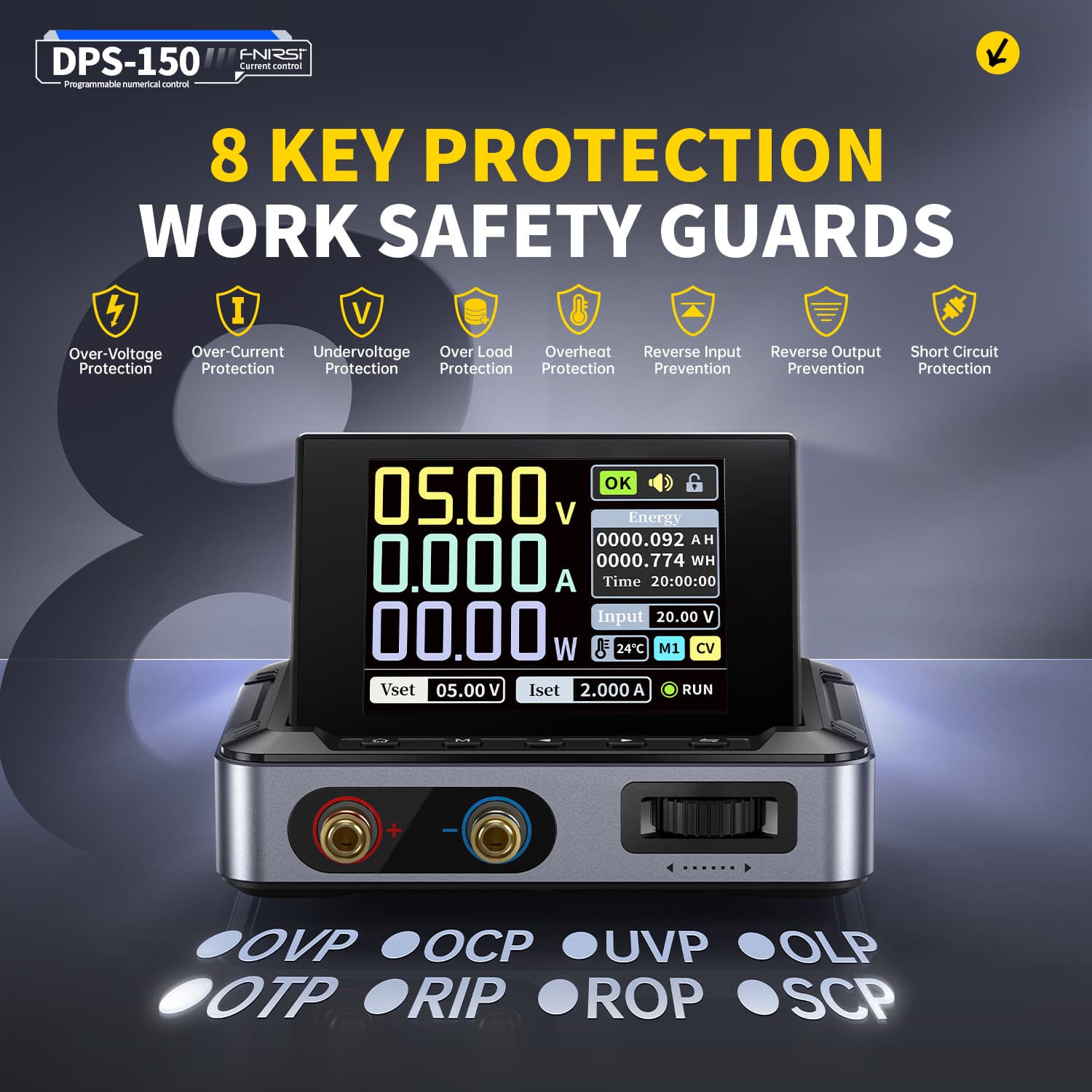 DPS-150 CNC DC Adjustable Regulated Power Supply High Power 150W Portable 30V Power Supply with Host Computer