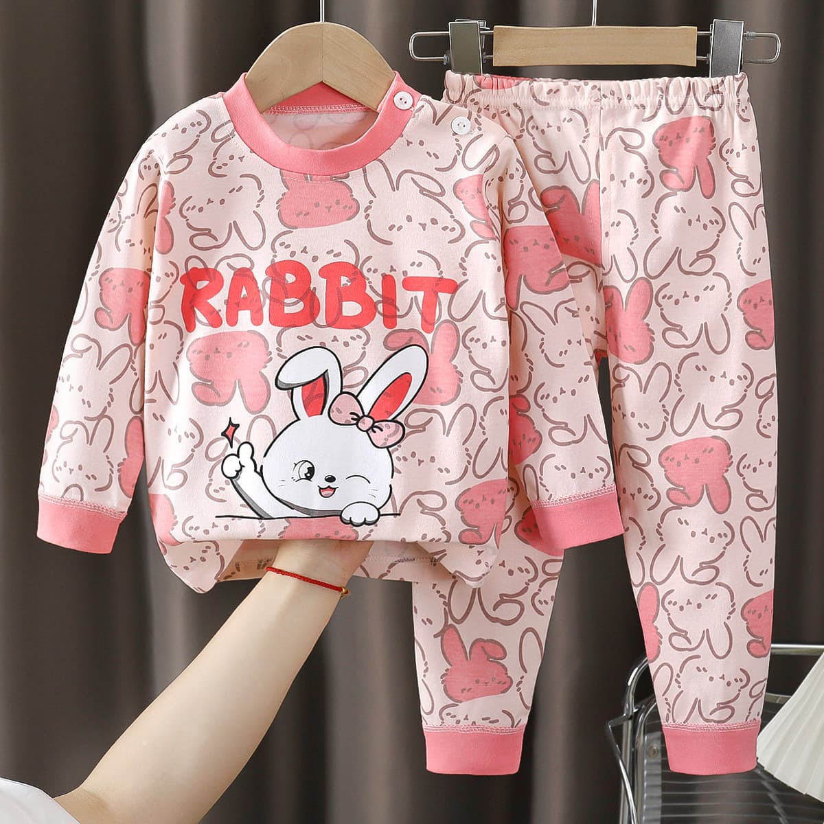 Children's Underwear Set Cotton Boys' Thermal Top and Pants Baby Clothes Warm Girls' Loungewear Autumn Kids' Clothing