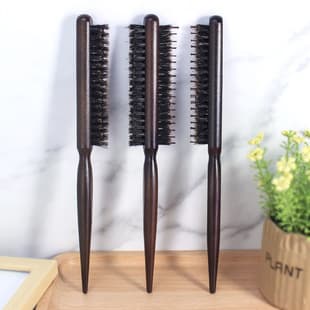 Factory Wholesale Dropshipping Three-Row Wooden Updo Comb, Evening Hair Comb, Bridal Styling Comb for Photography, Teasing Comb