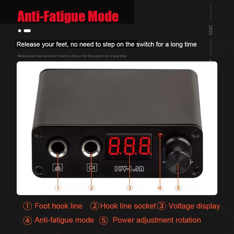 Tuffking Tattoo Power Supply 1.5A Stable Current Multi-Level LCD Screen Equipment Cross-border Tattoo Power Supply