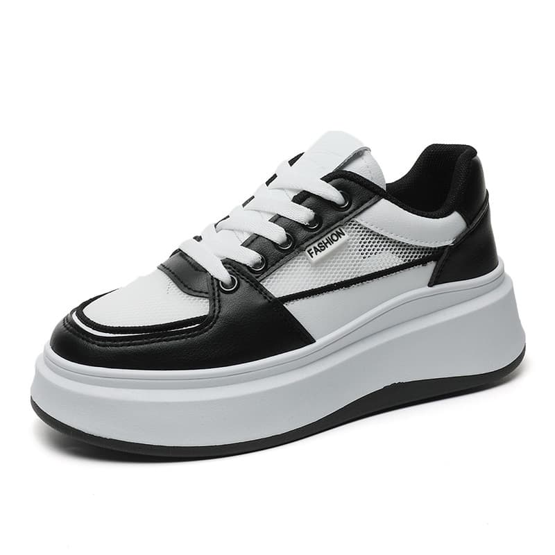 SH701 New White Women's Casual Versatile Sneakers 2023 Spring Summer Trendy Student Shoes Heightening Fashion Simple