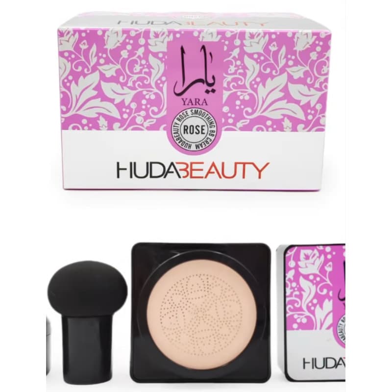 HUDA BEAUTY air cushion beauty cream moisturizing concealer delicate repair mushroom air cushion BB cream 3 colors