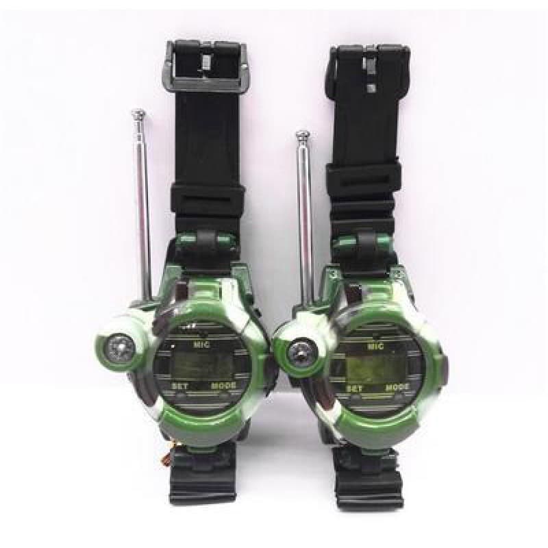 Camouflage military field children's walkie-talkie seven-in-one parent-child smart toy watch walkie-talkie pair cross-border