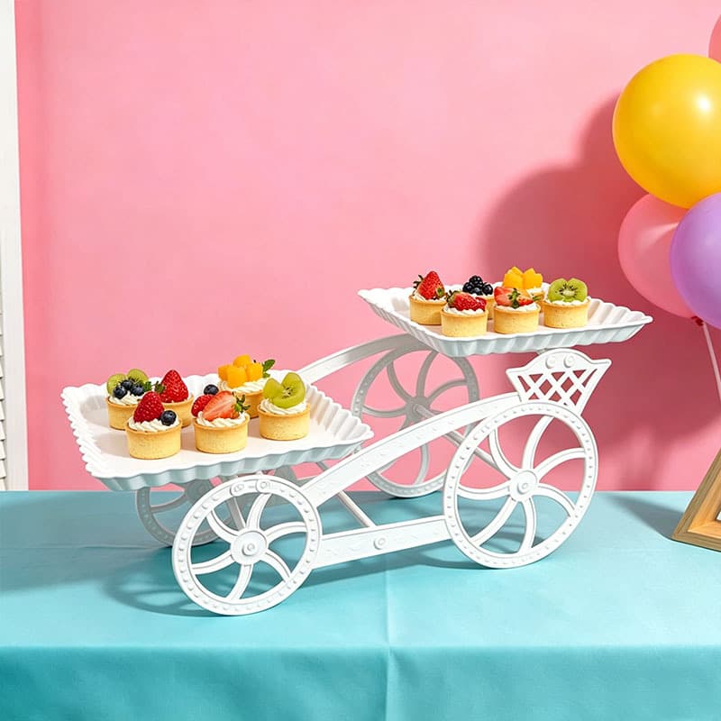 Cake Stand Round Fruit Plate Dessert Table Decoration Fruit Pastry Tray Display Stand Dessert Table Display Rack