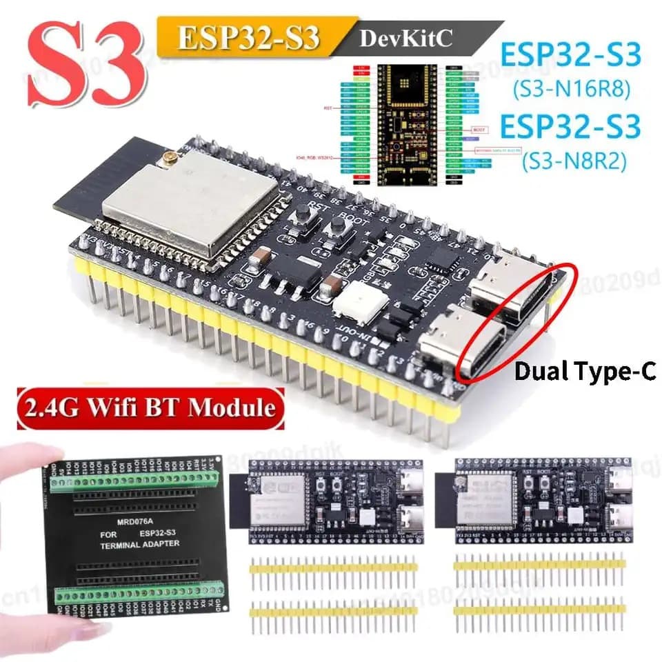 ESP32 S3 Development Board ESP32-S3-DevKitC-1 Bluetooth 2.4G