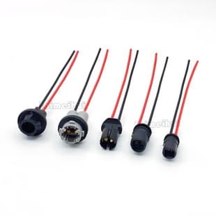 T10 T5 Car Truck Socket Wiring Harness 2835 3528 LED Brake Light Holder T15 Socket Cross-border Export
