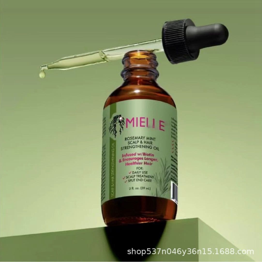 Cross-border Hair Care Rosemary Mint Strengthening Hair Oil 59ml Hair Oil 59ML Wholesale Dropshipping