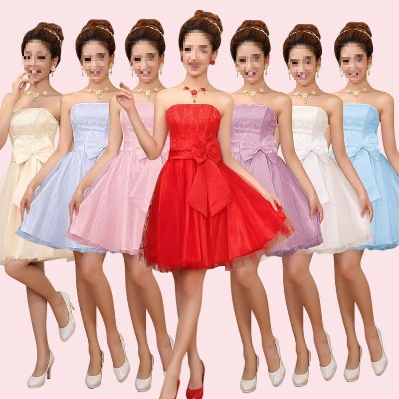 Bridesmaid Dress with a Fairy-Like Vibe, 2026 New Model, High-End Feel, Niche Short Style, Slimming Effect, Graduation Evening Gown for Women