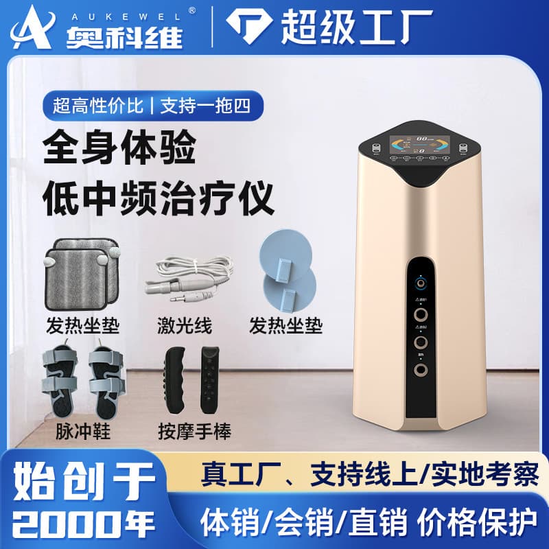 Aokewei Multifunctional Light Wave Instrument Physiotherapy Instrument Low and Medium Frequency Therapy Instrument Medium Frequency Pulse Physiotherapy Instrument Meridian Instrument
