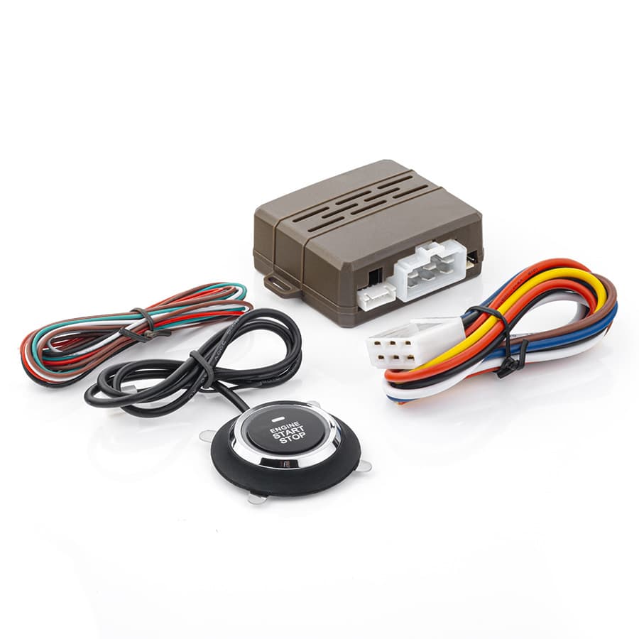 Model 901C: 12V Universal One-touch Start Conversion System (Handbrake Detection, Remote Start, Timed Shutdown)