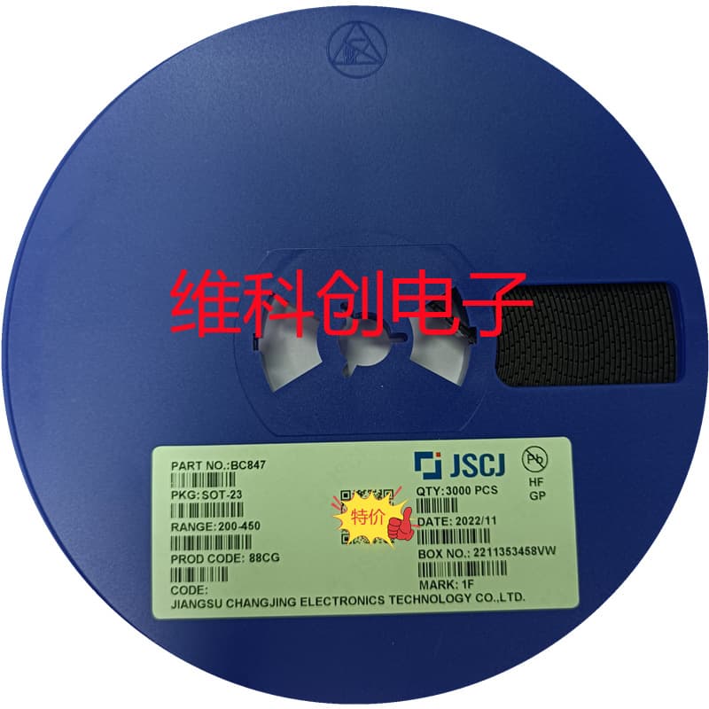 BC847 1F Crystal Growth Original Changdian CJ BC847B 1F Transistor SOT-23