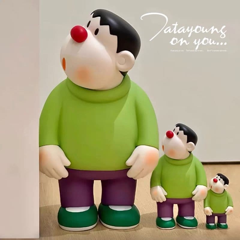Extra Large 43cm Fat Tiger Figure Cartoon Anime Trendy Living Room Decoration Ornament Gift Home Decor