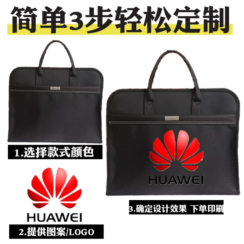 Oxford Fabric Waterproof Briefcase Laptop Bag Business Commuter Office Bag Stock Wholesale Custom