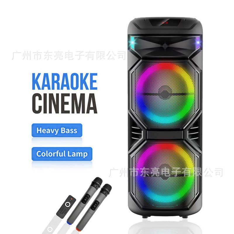 Southeast Asia Export Dual 15-inch Bluetooth Speakers High Volume Surround High Quality Outdoor Square Dance Super Bass Speaker