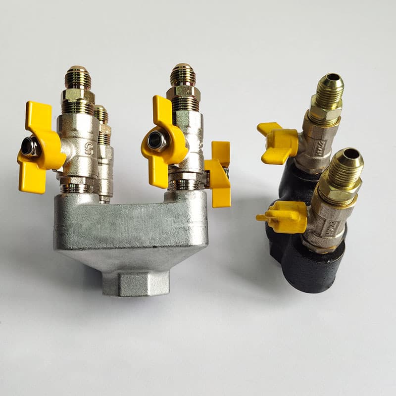 Chiller Manifold, Mold Temperature Controller Manifold, Constant Temperature Machine Heat Exchanger, Oil Temperature Machine Manifold Ball Valve