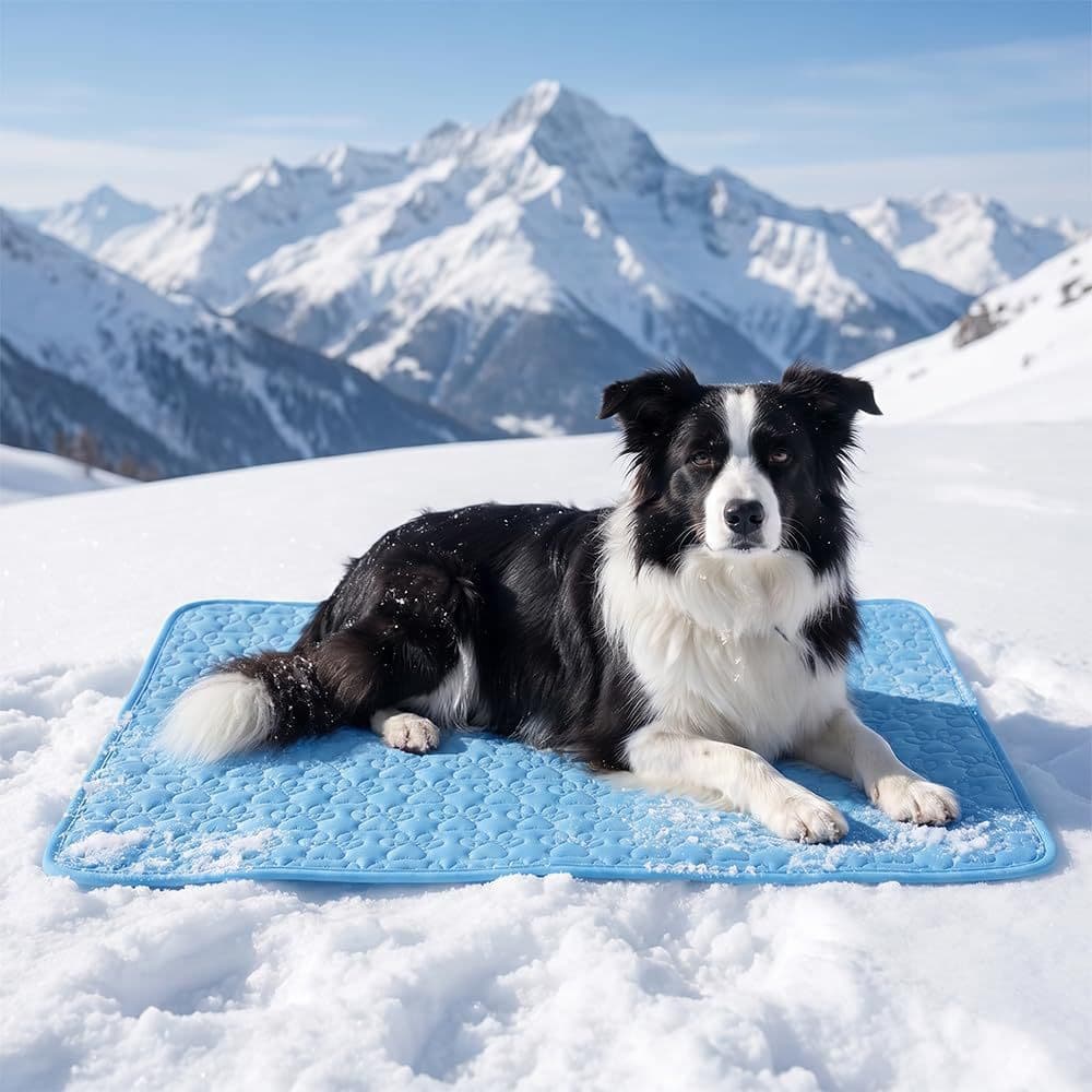 Cross-border Pet Ice Mat Summer Cooling Mat Dog Mat Cat Mat Breathable Ice Silk Cat Mat Pet Supplies Dog Cooling Mat