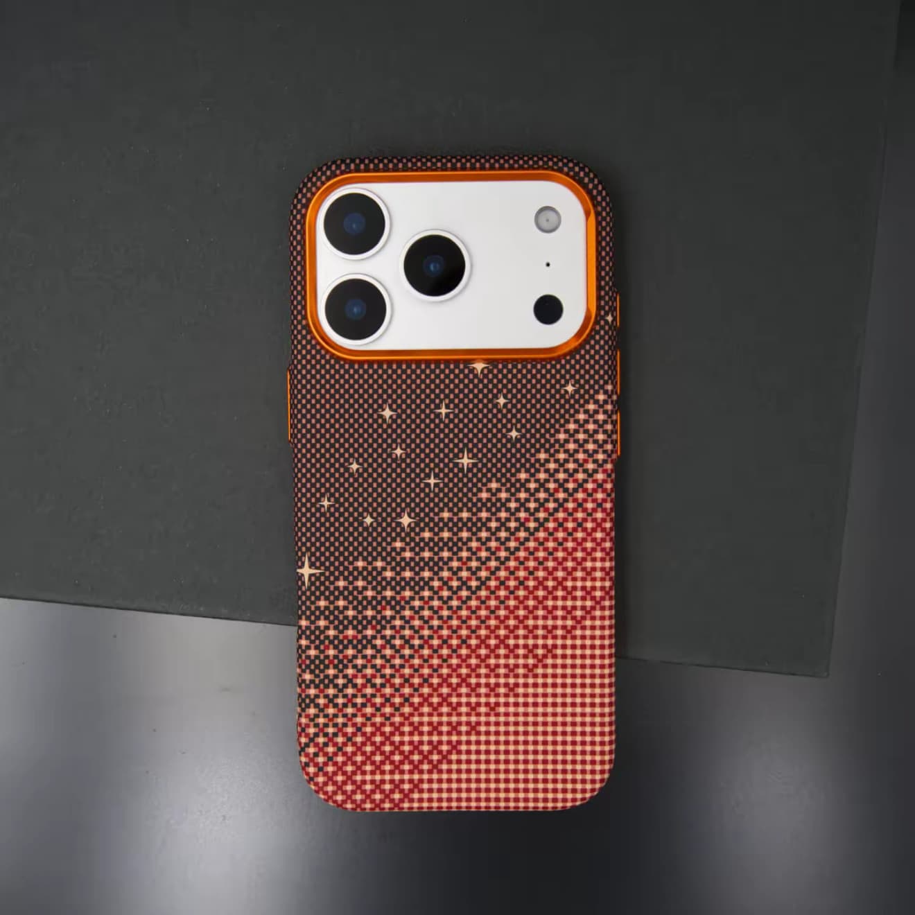 Cross-border Compatible iPhone 17 PRO MAX Kevlar Texture Skin-Feel Magnetic Phone Case Apple 16 Premium 15