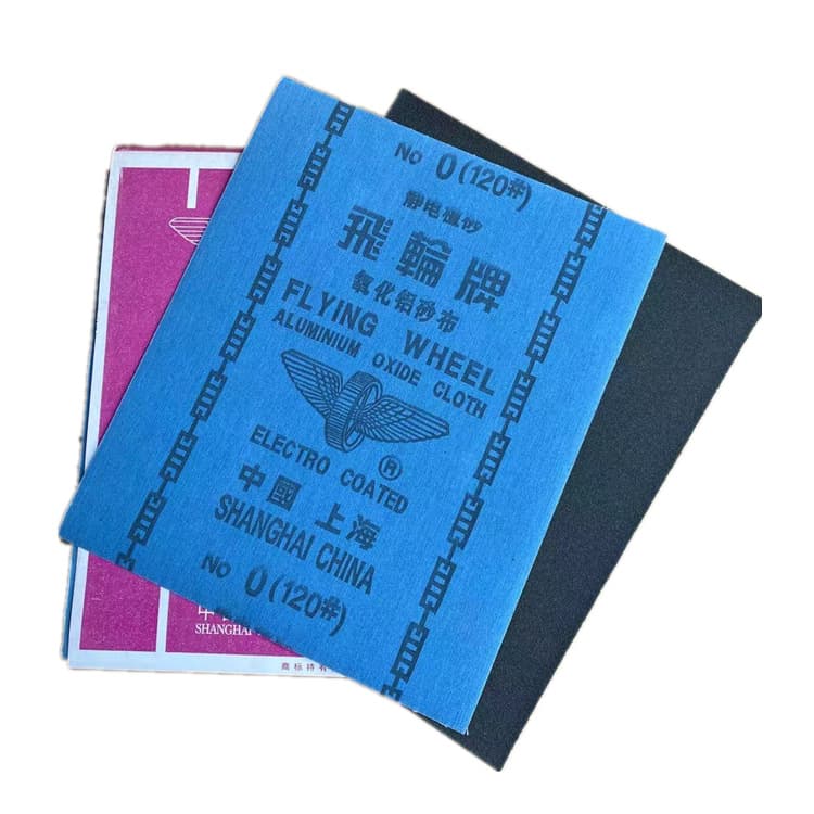 Shanghai Flywheel Brand 5/0 Aluminum Oxide Sandpaper 280#, Flywheel Brand Electrostatic Sanding Cloth and Sandpaper Wholesale