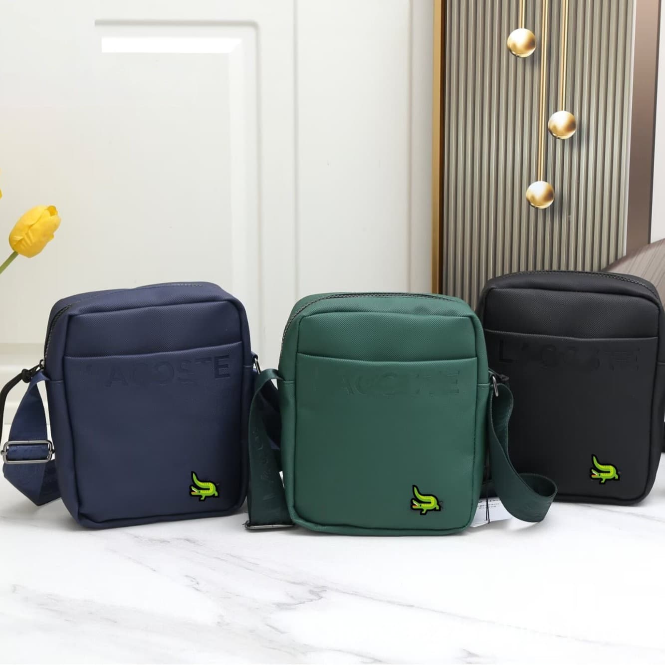 Men's Crossbody Bag 2026 New Style Sling Bag Textured Large Capacity Business Commuter Casual Versatile Trendy Men's Bag