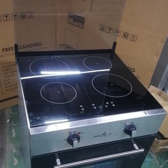 Induction Cooker with Electric Oven 4 Burners Integrated Upright Built-in Product Size 60*60*82 Stock Ready 1 Piece Drop Shipping