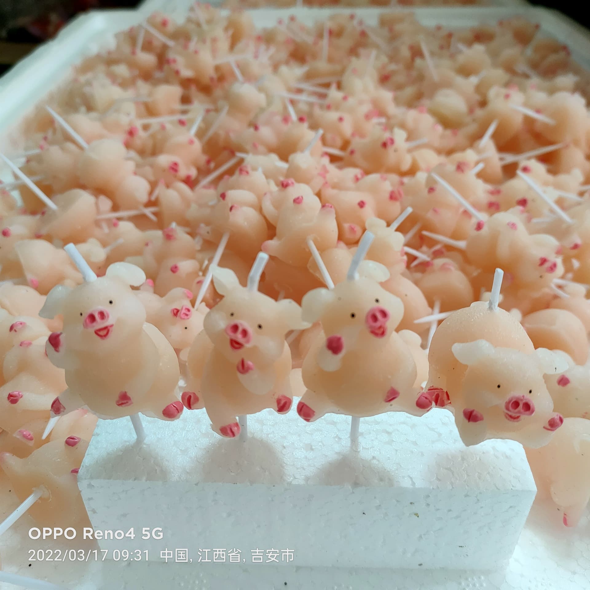 Cartoon Pig Birthday Candles for Kids Birthday Party Decoration Cake Candles
