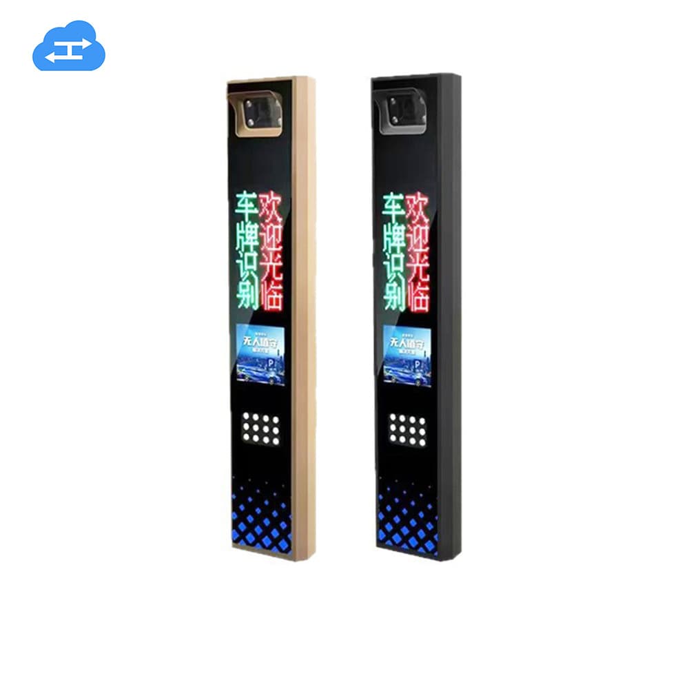 500W Pixel Parking Lot License Plate Recognition Integrated Barrier Gate Unattended Vehicle Toll System