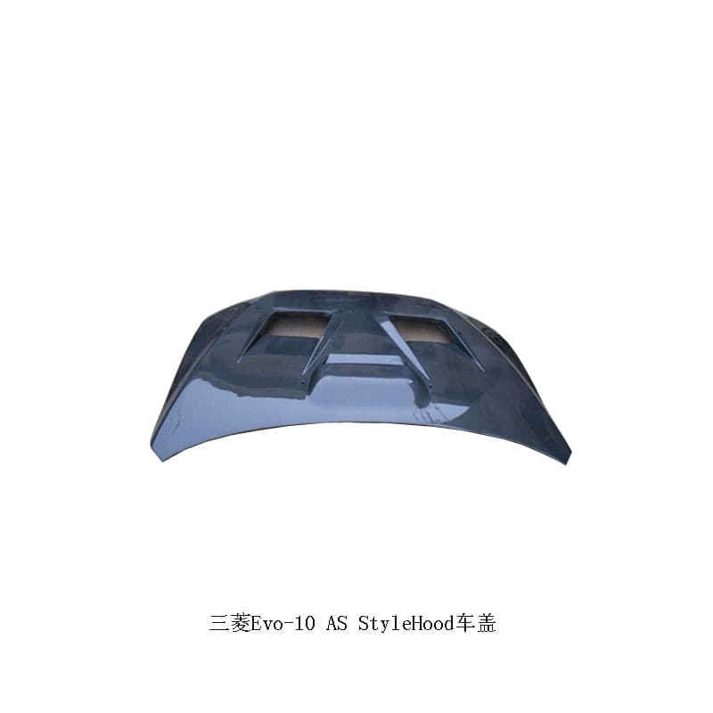 Carbon Fiber Hood for Mitsubishi Evo-10 EVO X AS Style