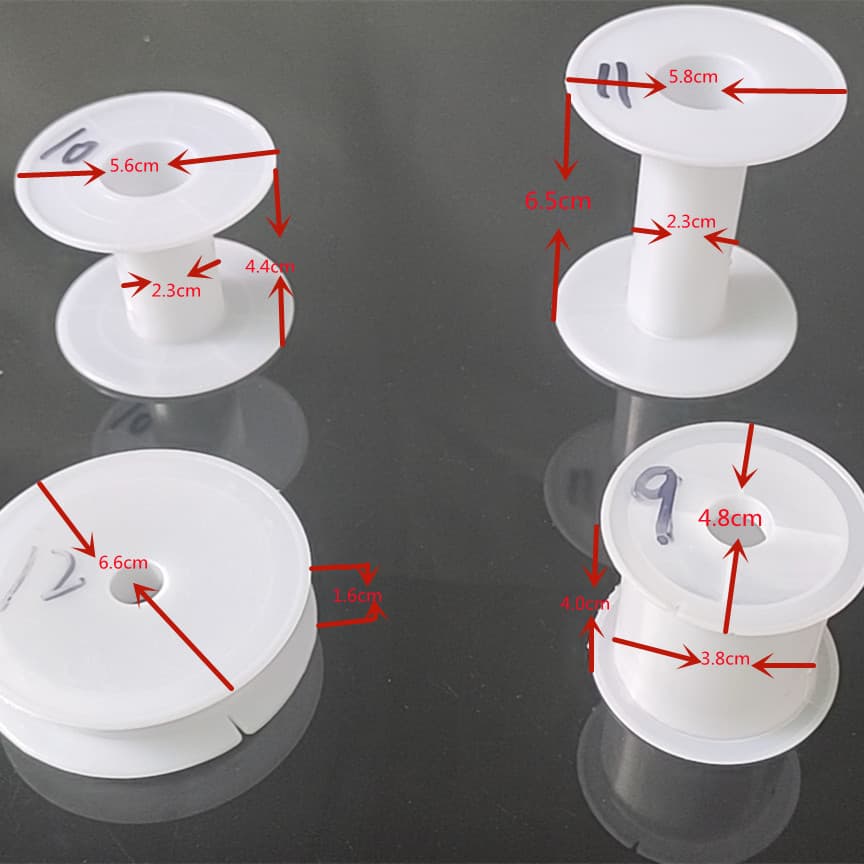 DIY Spool Plastic Bobbin Empty Reel Winding Spool Factory Direct Sale